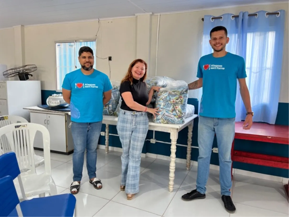 Ação combate à fome